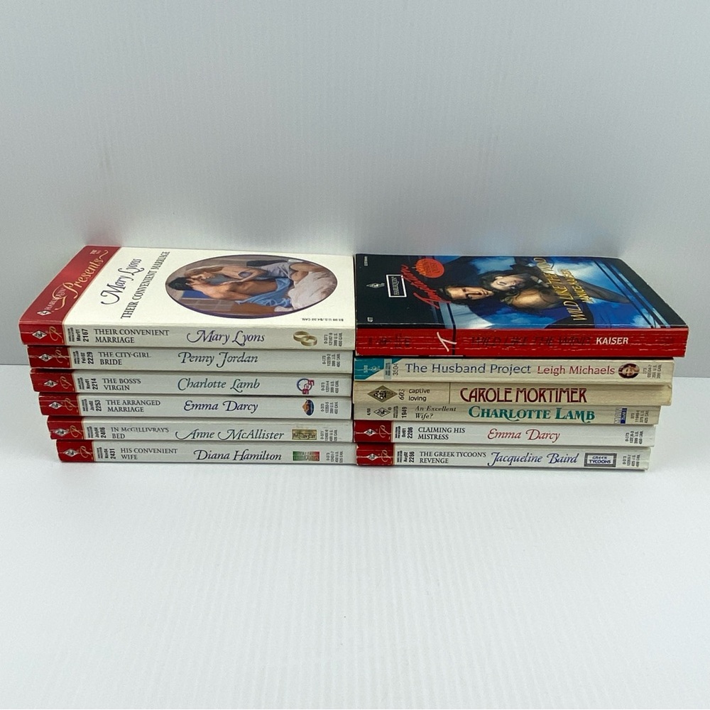Harlequin Romance Novel Bundle of 12 Books